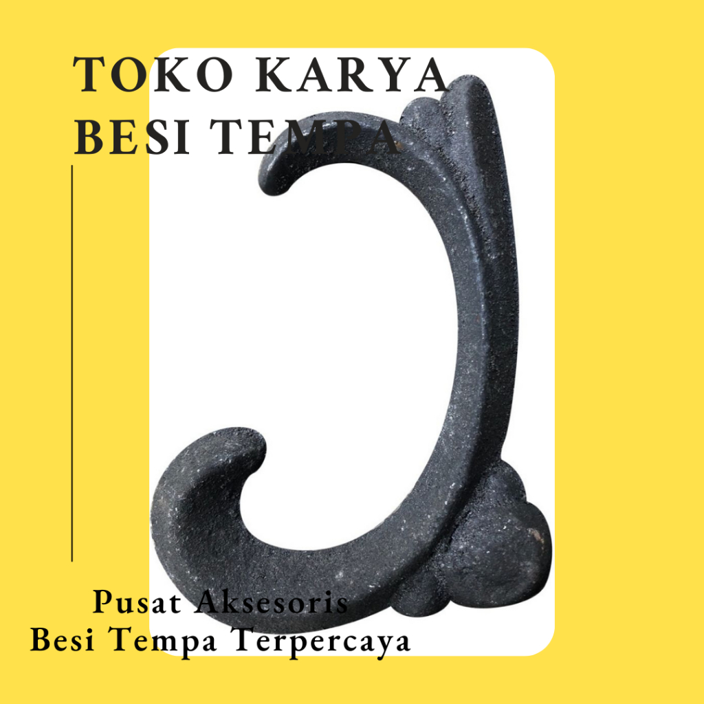Ornamen Besi 278 Cor / Ornamen Besi Tempa / Ornamen Pagar Besi dan Tralis / Aksesoris Besi Tempa / O