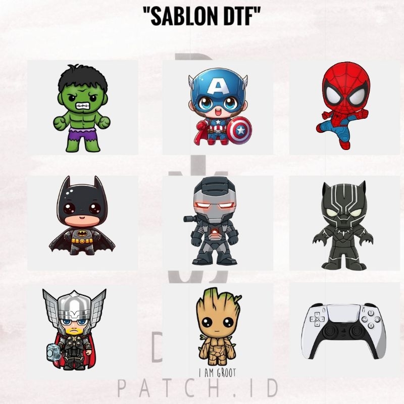 

Sablon Setrika Logo Kartun Lucu Sablon DTF Kualitas Premium Tahan Lama
