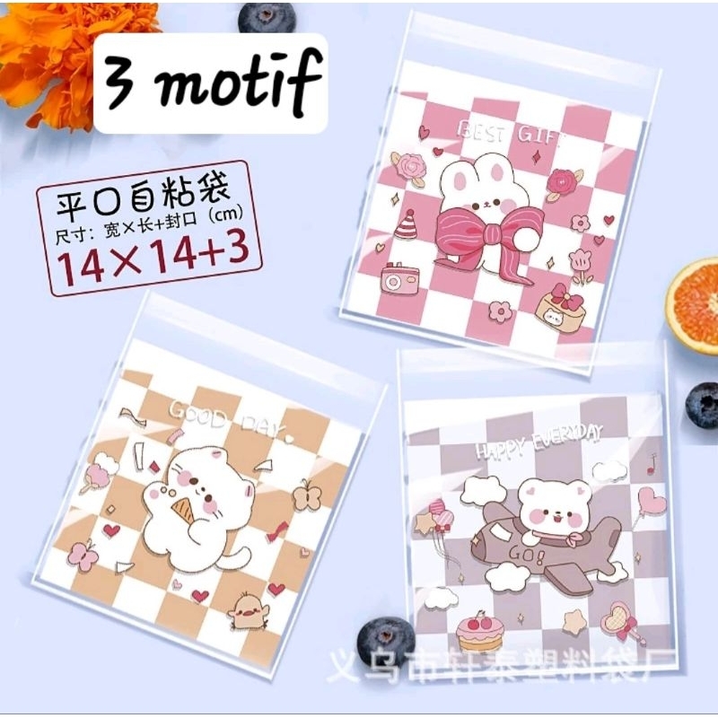 

Plastik Cookies / Plastik Souvenir 14x14 cm