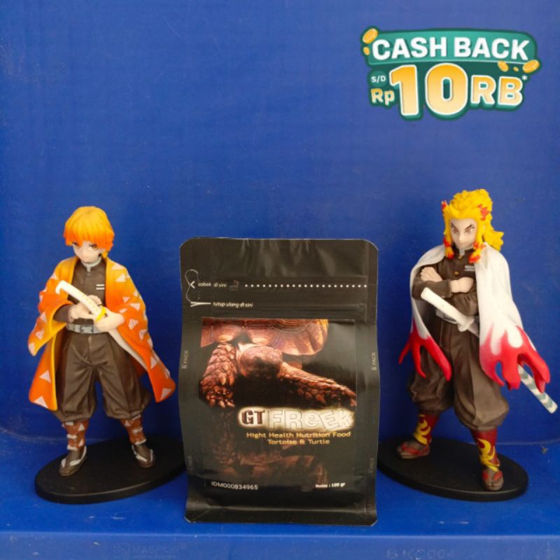 Pelet gtf gt freek 100 gram / makanan kura kura darat / pelet sulcata / sulcata baby