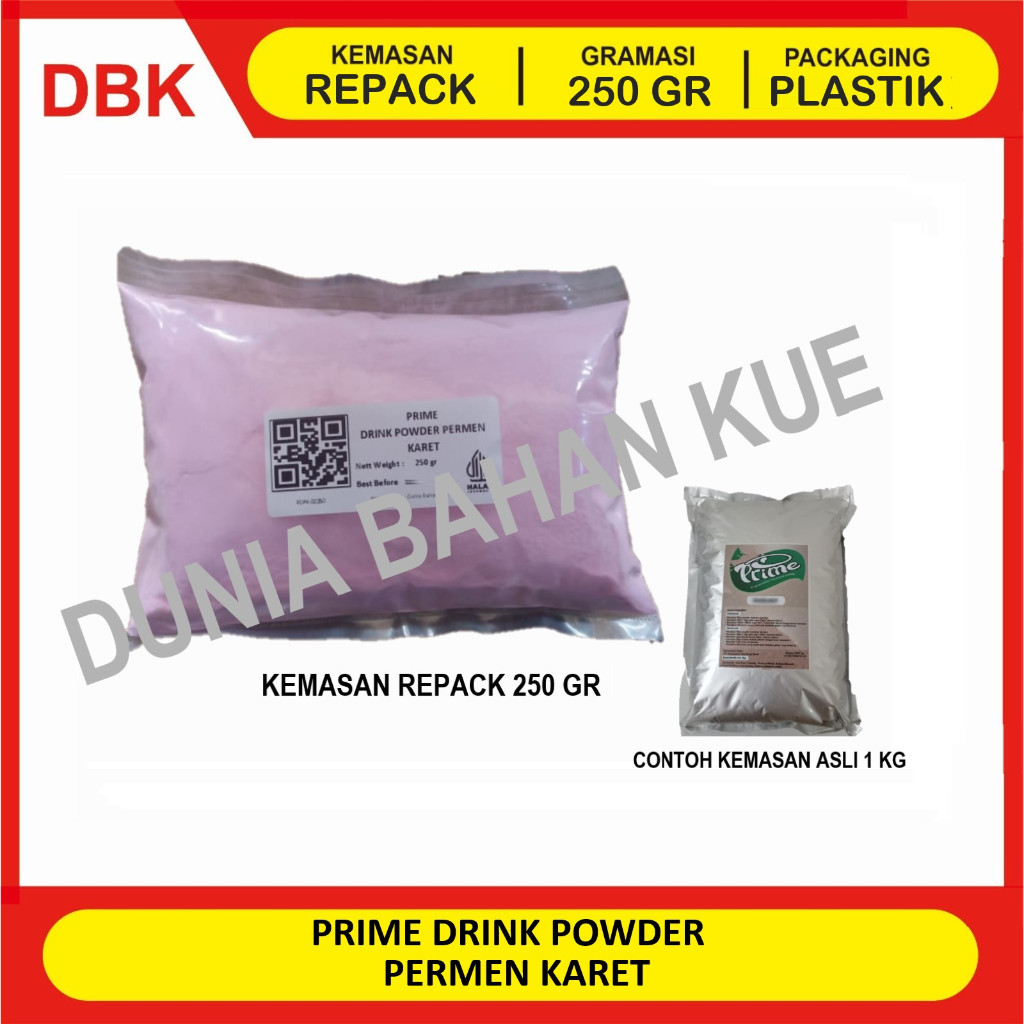 

PRIME BUBUK MINUMAN TANPA GULA DRINK POWDER - REPACK 250 GR / BUBUK MINUMAN INSTAN