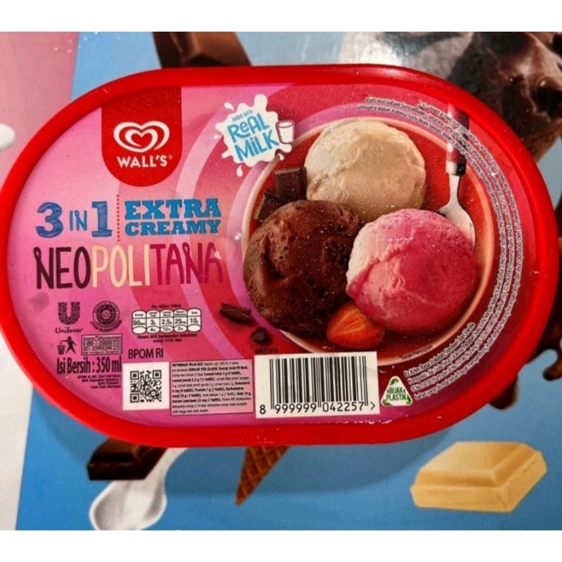 

ice cream walls neapolitan 350ml