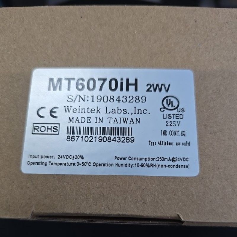 WEINTEK HMI Touch Screen MT6070iH