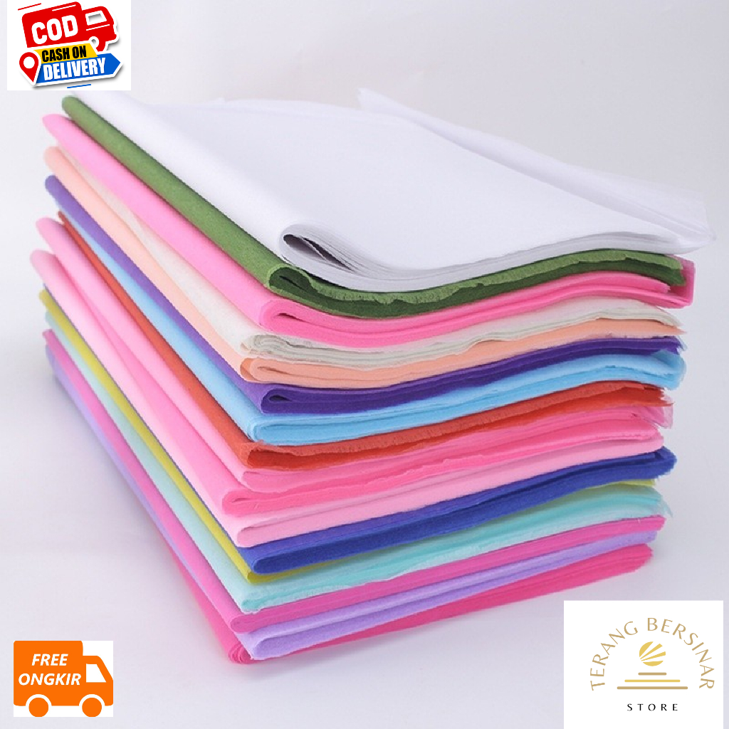 

FLOWER WRAPPING PAPER KOREAN PREMIUM COTTON 50x50 KERTAS TISSUE SERAT PEMBUNGKUS BUNGA (ECER)
