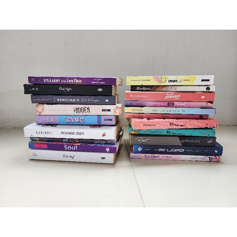 [BACA DESKRIPSI] Obral Preloved Novel BTS