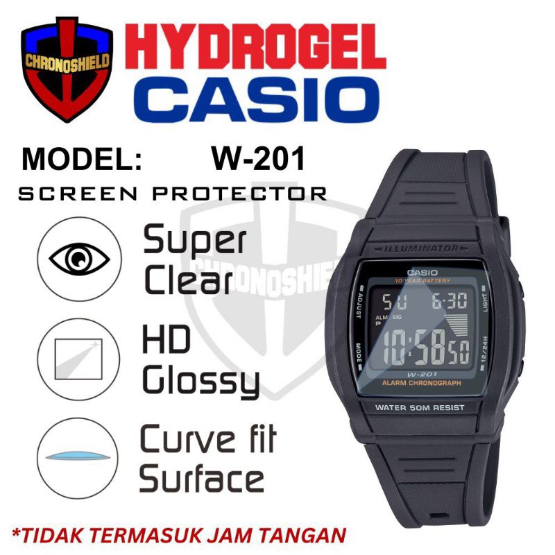 Antigores Jam Tangan Casio W-201 W201 Hydrogel