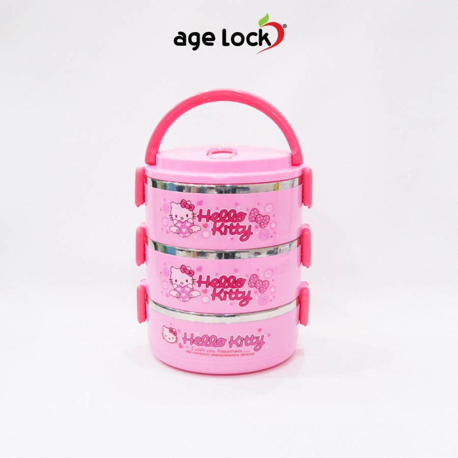 Age Lock LLB 33 HK Rantang Kotak Makan Hello Kitty