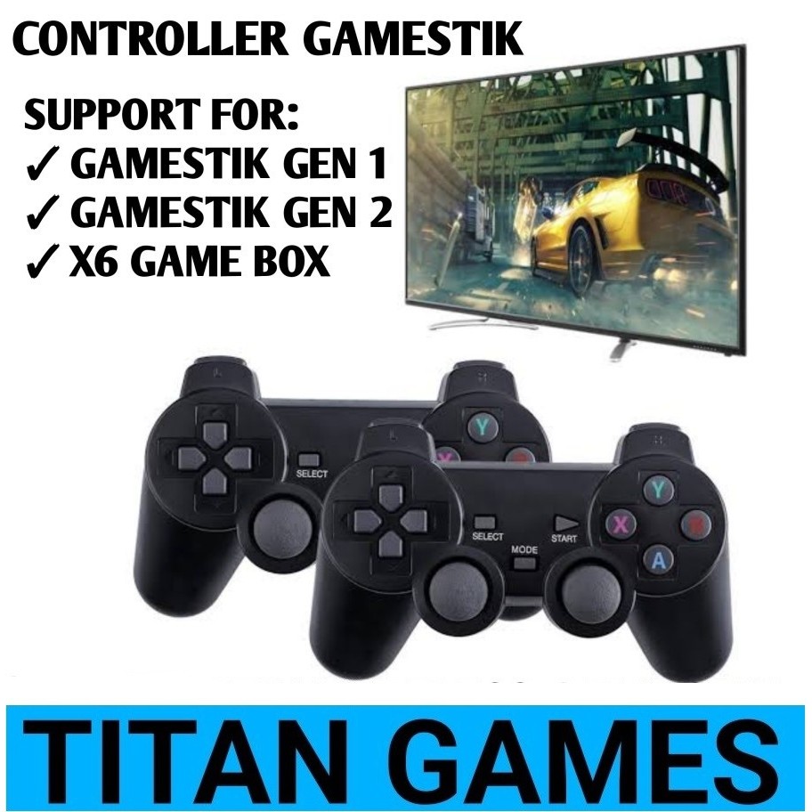 Gamepad Wireless Controller Game Stik Gamepad Controller X6 Game Box Stik