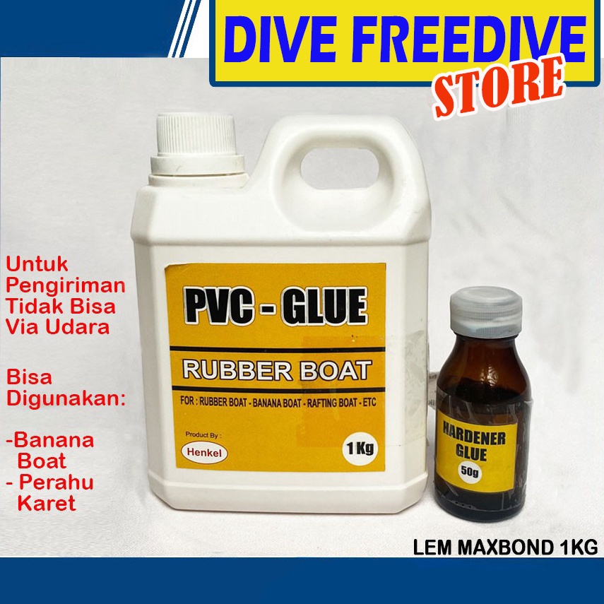 KODE S76R Lem Perahu Karet PVC Henkel 1 Kg with Mixture Glue Rubber Germany Jerman Banana Boat Rafti