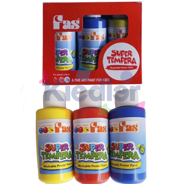 

KODE P25X FAS Super Tempera Washable Paint Cat Air Anak Lukis Gambar