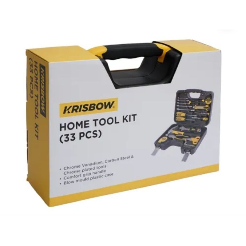krisbow toolkit set mekanik 33 pcs tool set perkakas mekanik krisbow