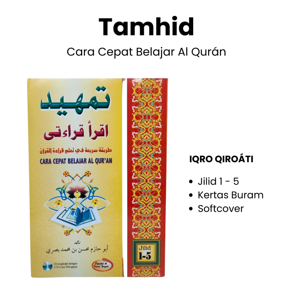 Buku Iqro Qiroati Jilid 1-5 - Tamhid - Cara Cepat Belajar Al Qu'an