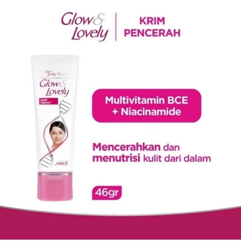 Glow and Lovely Moisturizer UV Cream 46gram Multi Vitamin Daily Fairness Expert