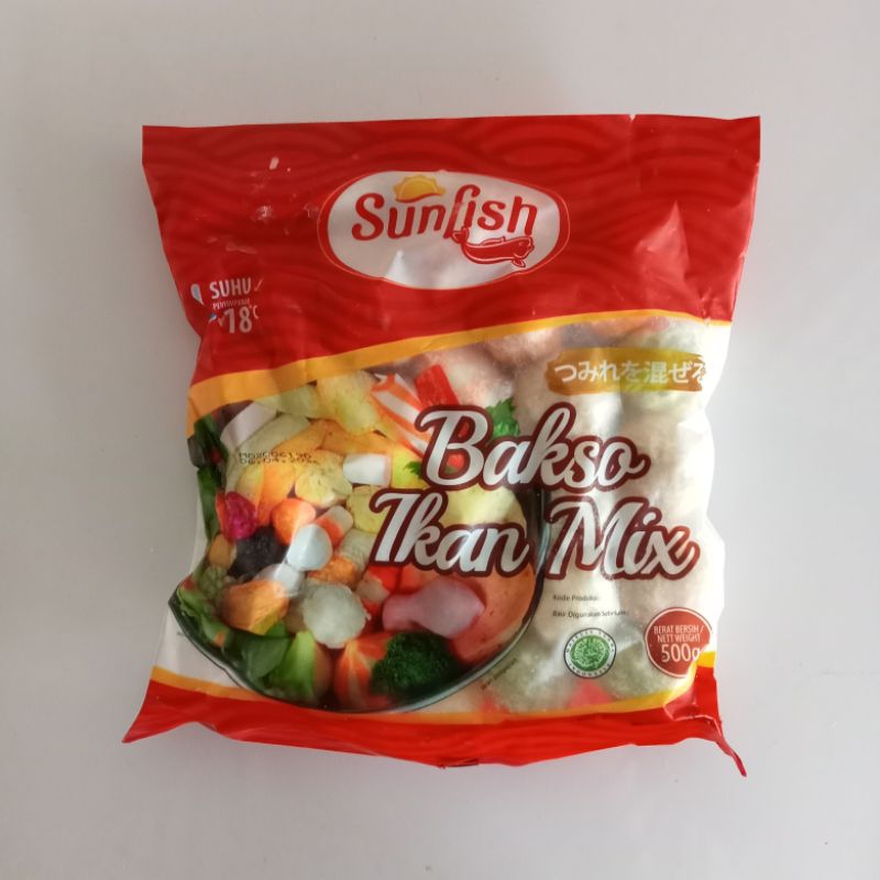 

Sunfish bakso ikan mix 500gr