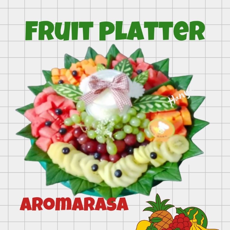 

Fruit platter/Fruit platter segar/Buah potong segar/Buah potong