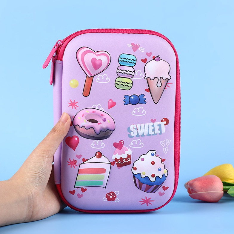 

KODE U24V Tempat Kotak Pensil Pulpen 3D Timbul EVA Unicorn Dinosaurus Astronot 22CM Anak Sekolah Pencil Case Waterproof Jumbo Besar Smiggle Lakilaki Perempuan