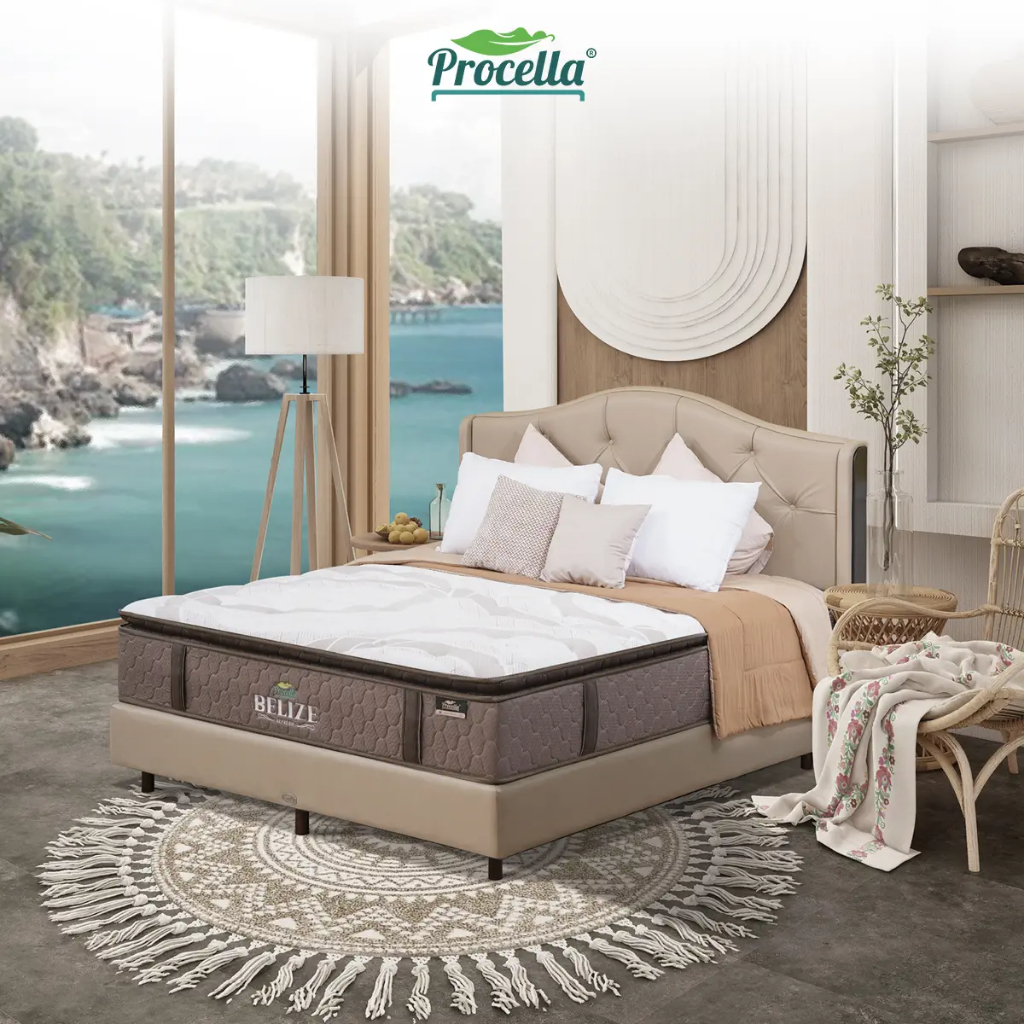 Procella Spring Bed Belize | Kasur Only dan Full Set | 100/120/160/180/200x200 | SP Mattress