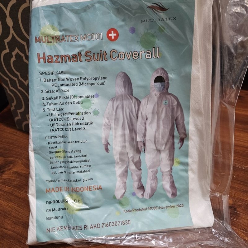 APD Hazmat Suit Coverall non woven dg shoes cover