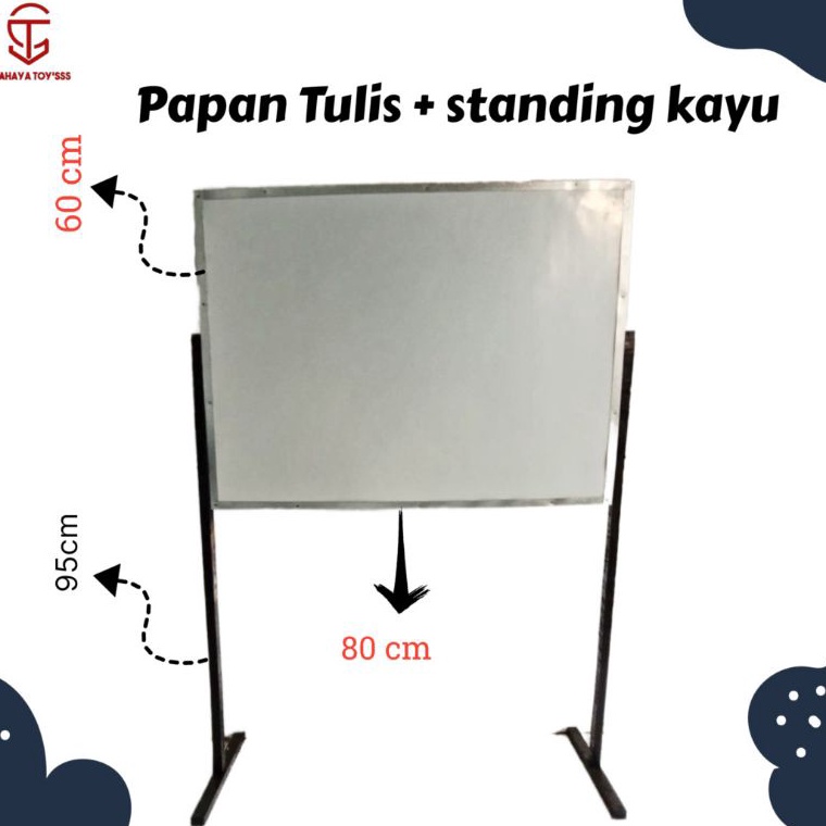 

KODE T93T Papan Tulis Whiteboard Standing Kayu TERMURAH
