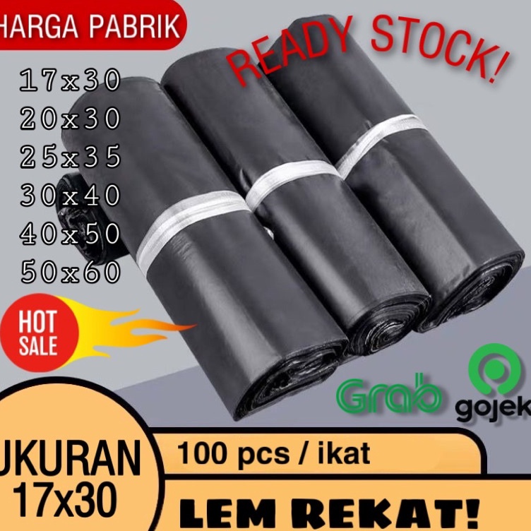

Harga Kompetitif POLYMAILER PLASTIK PACKING ONLINE ukuran 17x3 ISI 1pcs