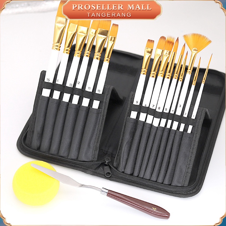 

KODE W12K Kuas Lukis Kecil 1 Set Brush Lukis Set Kuas Lukis Brush 1 Set Kuas Lukis Art Brush Set