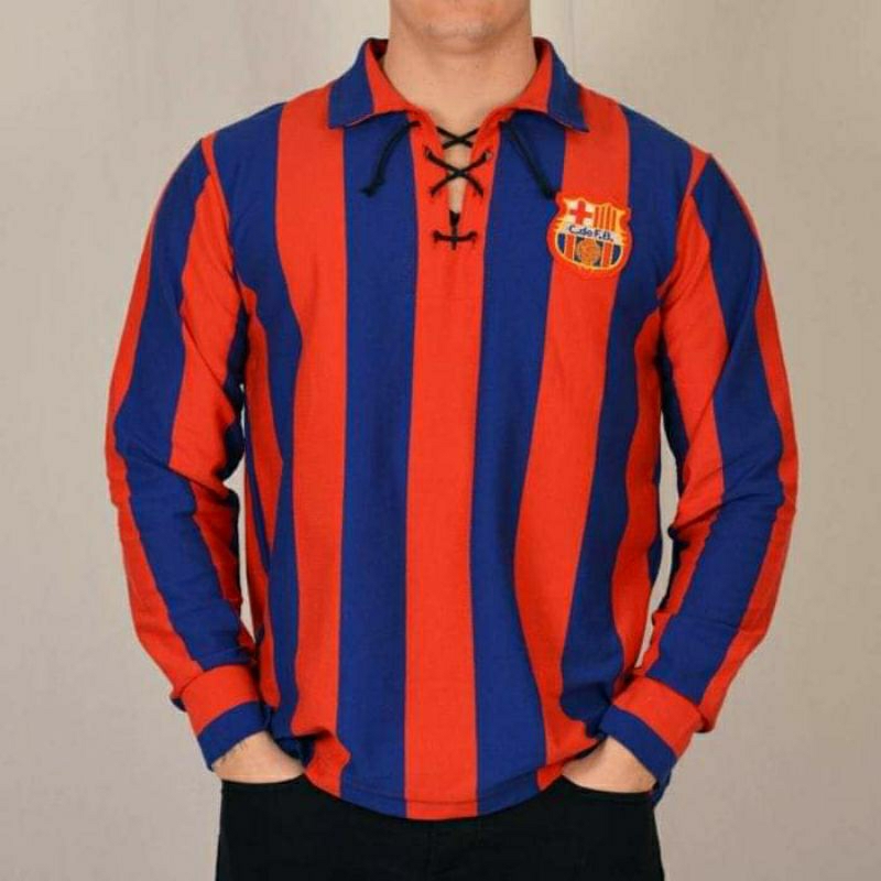 Jersey FC Barcelona Retro Home 1950 's