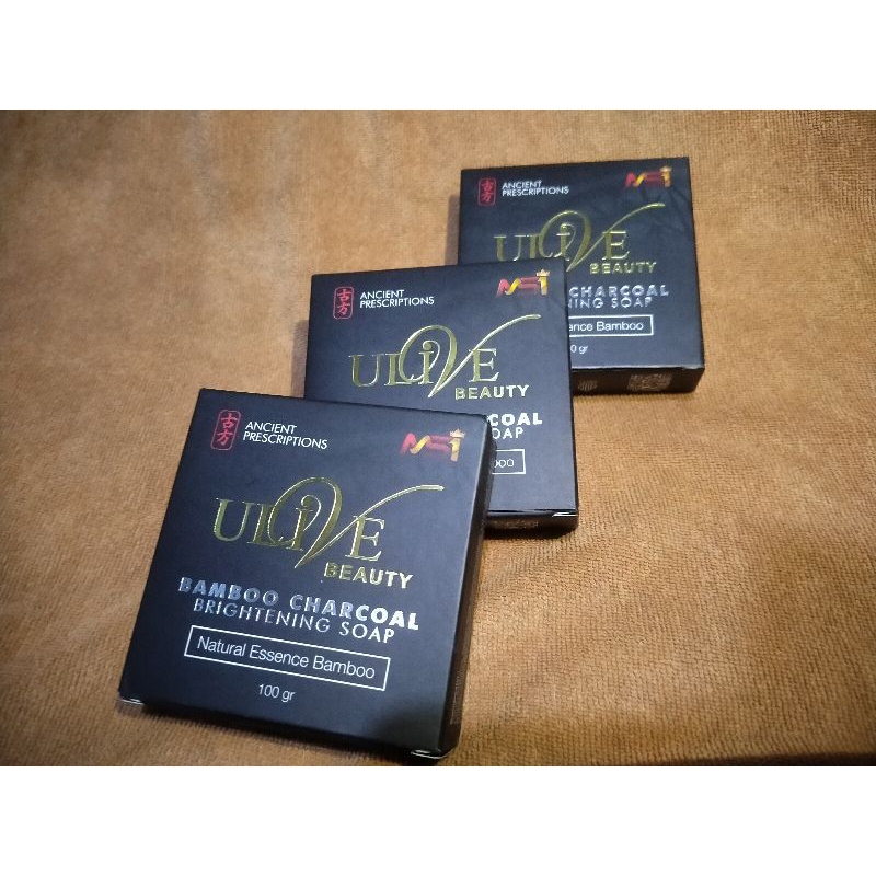 sabun bamboo MSI (ORI member resmi ) ulive beauty bamboo charcoal brightening shoap