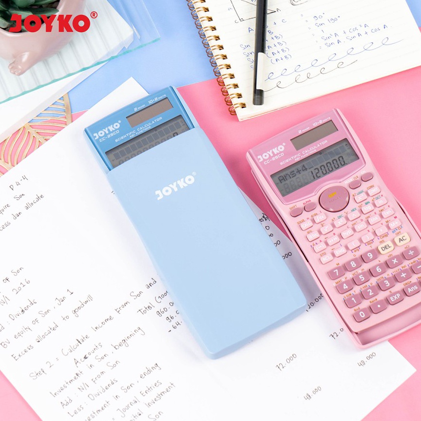 

KODE X57L JOYKO CC25CO Kalkulator Sekolah Scientific Calculator Color CC25CO Kuliah