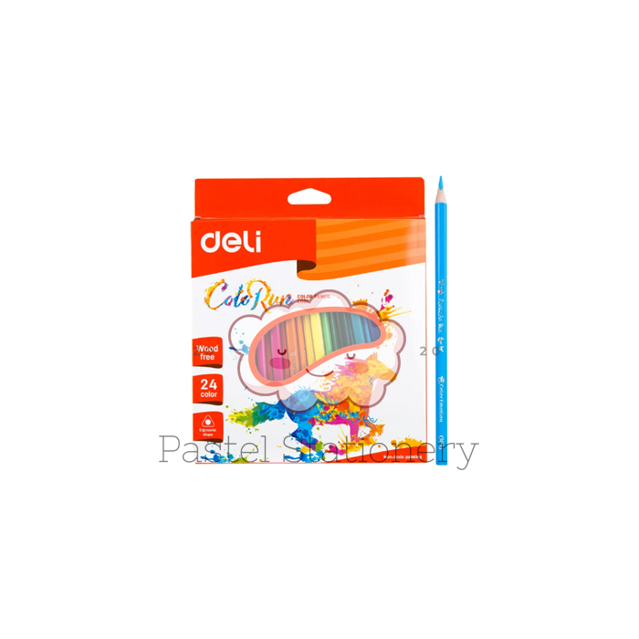 

Pensil Warna Deli EC00120 24 Warna - Color Pencil Deli