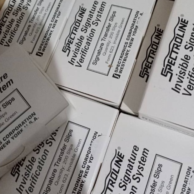 

KODE W63B Spectroline Signature Invisible Overlay bisa Satuan