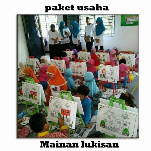 

KODE J42C Paket usaha mewarnai sterofoamgabus bergambar untuk anak Tk dan Paud