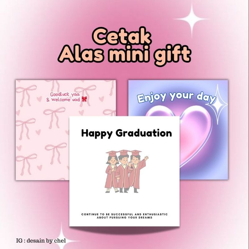 

[ BISA CUSTOM ] ALAS MINI GIFT | ONSTUDIOPAPERS