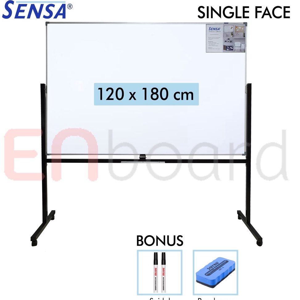 

KODE G35P Papan Tulis Whiteboard White Board Standing Single Face Sensa 12 x 18 cm