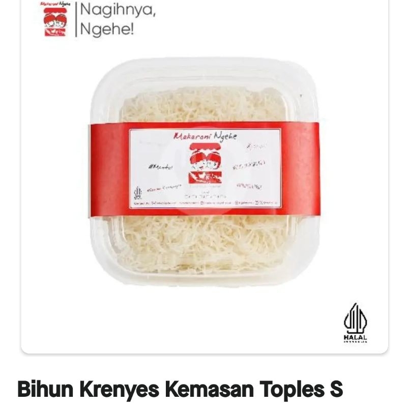 

Makaroni NGEHE Bihun Krenyes BOX SMALL