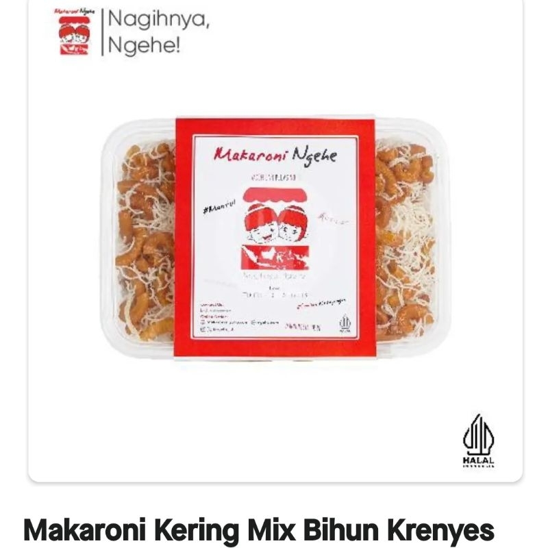 

Makaroni NGEHE mix Bihun Krenyes BOX REGULER