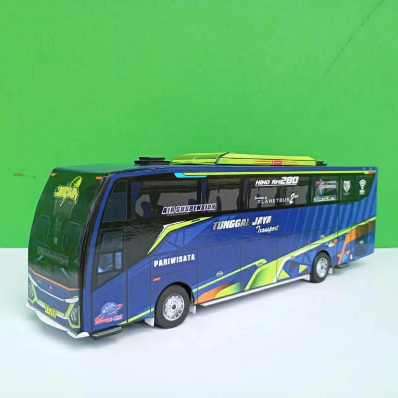 Miniatur Bus JEDHA Tunggal Jaya Jet Bus 5 Terbaru / MINIATUR Bus Basuri