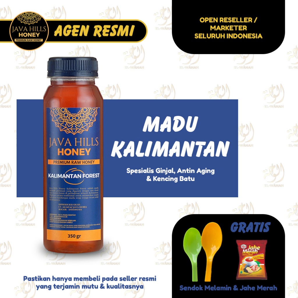 

Madu Kalimantan Javahills Java Hills Honey Premium Raw Mengatasi Batu Ginjal