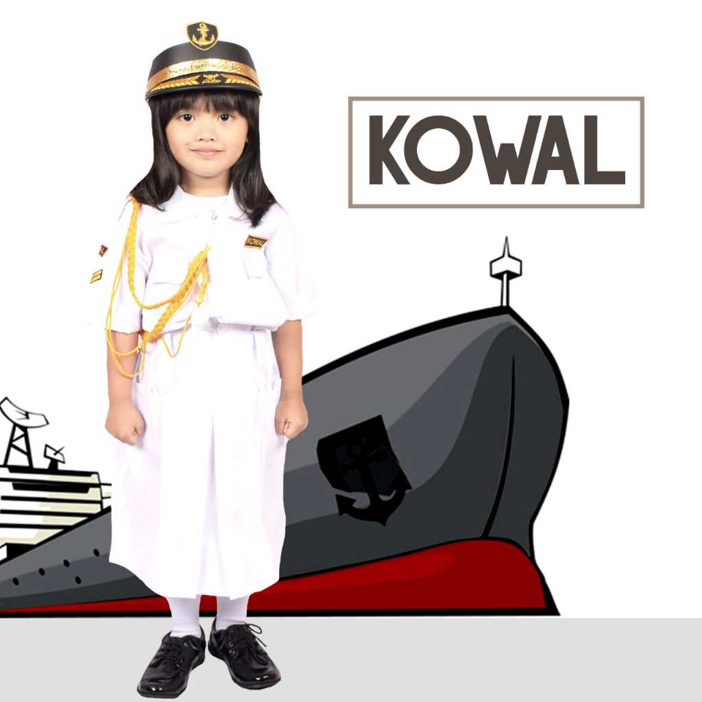 baju kowal anak merek kijang seragam tni al wanita baju tentara anak pakaian tni anak kostum karnava