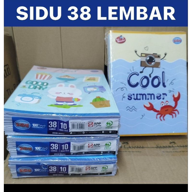 

buku tulis VISION SIDU DAN SKOLA Isi 38 lembar 1 pak isi 10 Buku jual per pack