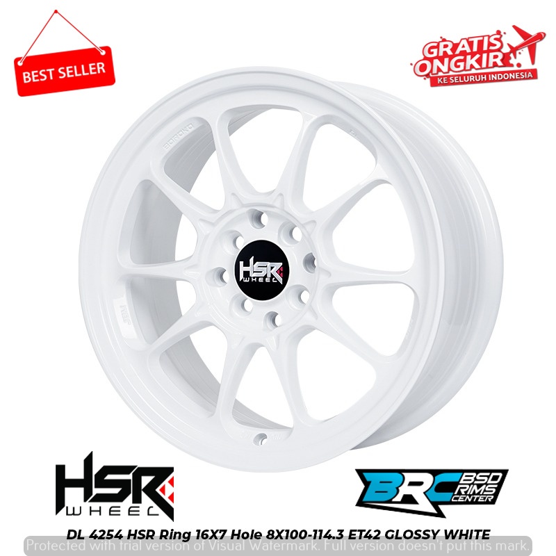 VELG HSR DL R16 PAS BUAT MOBIL PCD 4 X 100 / 4 X 114