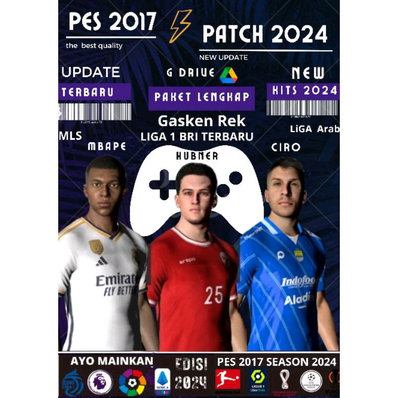 PES 2017 PATCH 2024 NEW UPDATE (INCLUDE) - LAPTOP PC GAME