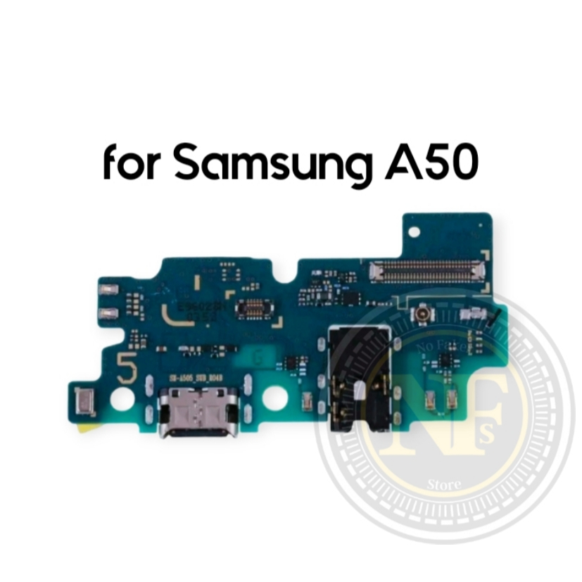 Flexibel Konektor Charger Samsung A50 / A505 | Pcb / Papan Cas + Mic A50