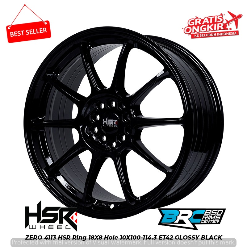 VELG HSR ZERO R18 BUAT ALTIS NEW SIENTA HRV CRV BRV RUSH ALPHARD