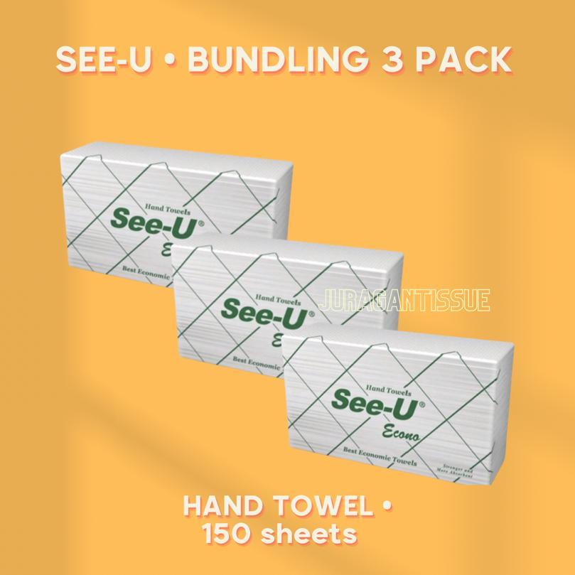 Tissue See u Hand Towel Paket 3 Pack / Tissue Tangan See u