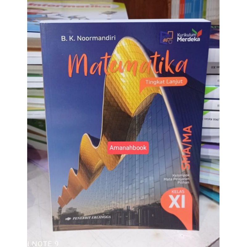 Buku Matematika Tingkat Lanjut SMA Kelas 11 Kurikulum Merdeka Erlangga