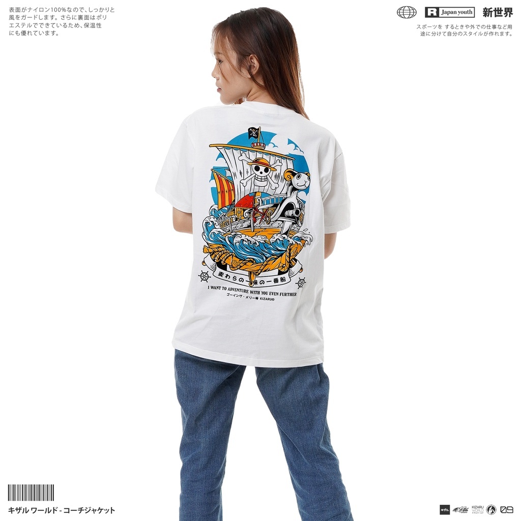 KIZARU Kaos Anime One Piece GOING MERRY