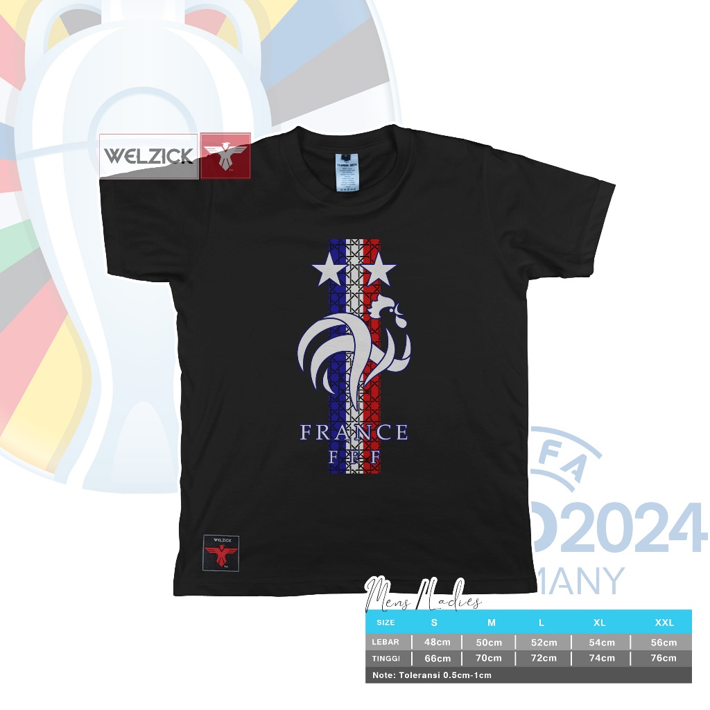 kaos bola euro timnas prancis/france katun kombed 30s