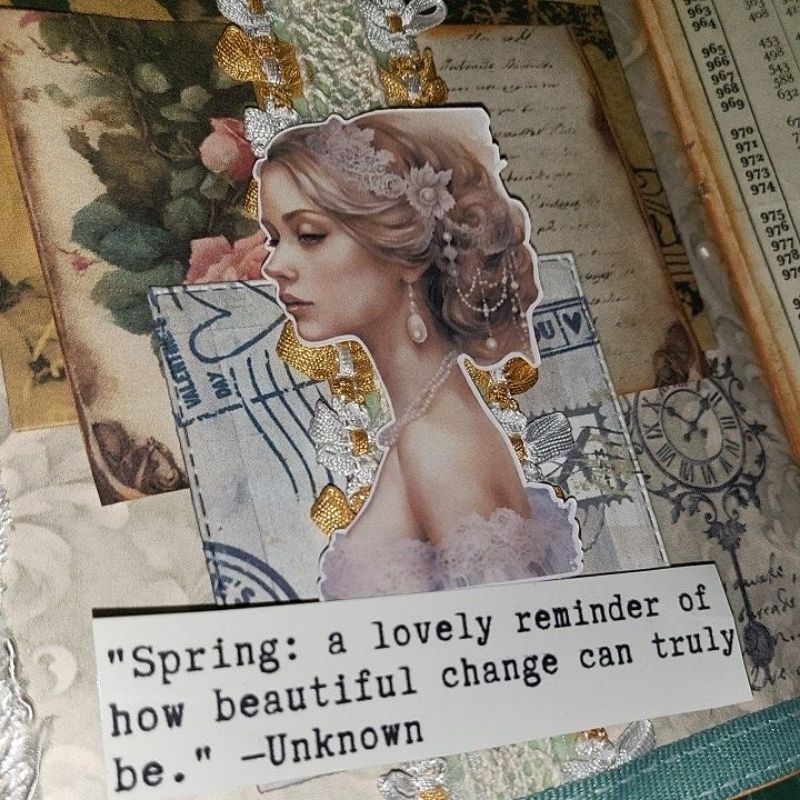 

The Hair Pin Lady 2 stickers bujo journal scrapbook