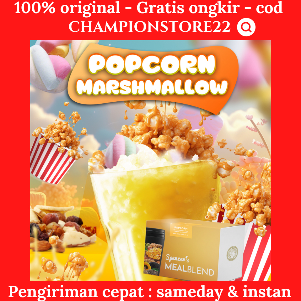 

SPENCERS MEALBLEND POP CORN Minuman Diet Spencer Meal Blend Rasa Jagung