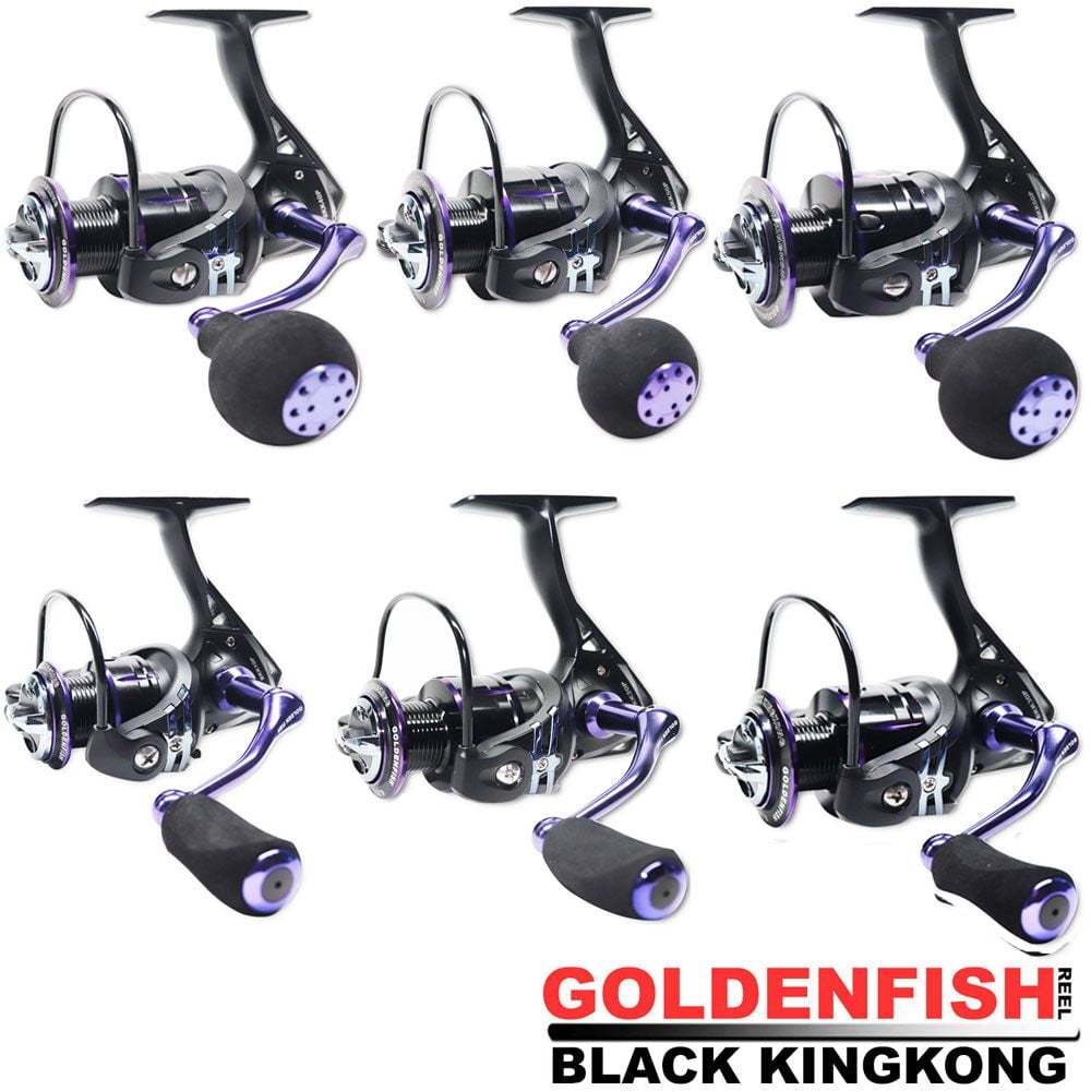 REEL GOLDEN FISH SPINNING PH BLACK KINGKONG 1000-6000